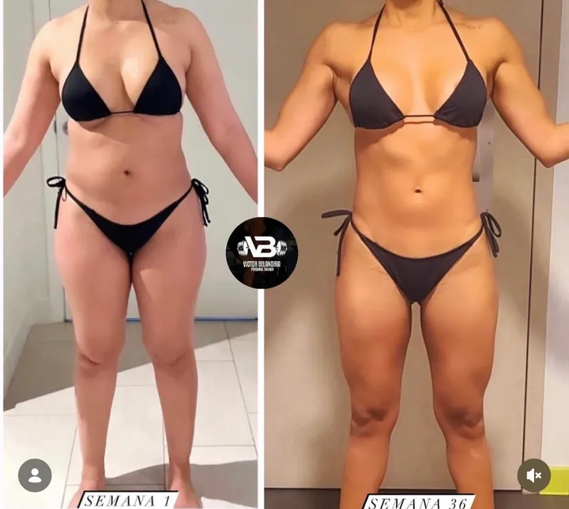 Transformación - 36 semanas de progreso